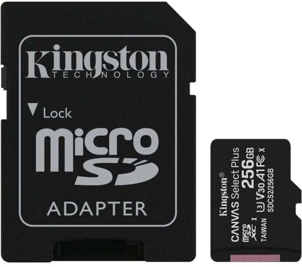 Kingston Canvas Select Plus 256GB microSDXC A1 CL10 s adaptérem 