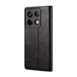Lenuo Leather flipové pouzdro pro Xiaomi Redmi Note 13 Pro 5G, černá 